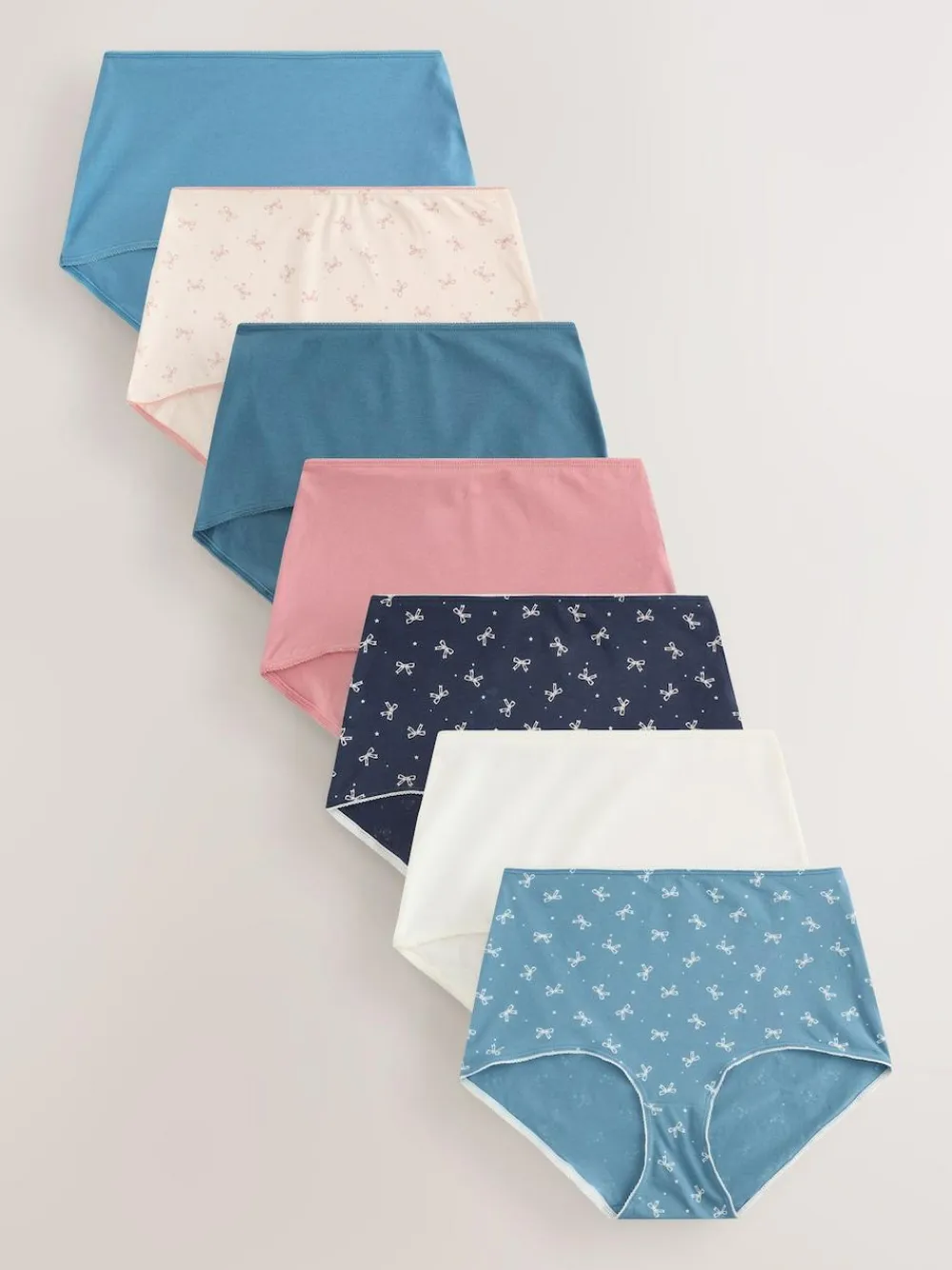 Next Full Brief Cotton Rich Knickers 7 Pack^Women Panties