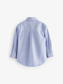 Outlet Next Blue Character Long Sleeve Long Sleeve Oxford Shirt (3mths-7yrs)