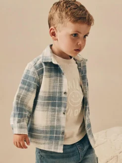Next Long Sleeve Shirt and T-Shirt Set (3mths-7yrs)^BOY Suits & Vest|Shirts