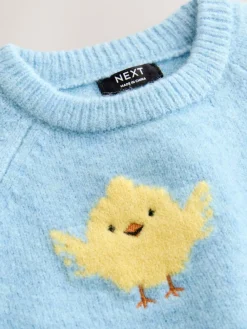Next Knitted Crew Neck Jumper (3mths-7yrs)^BOY Knitwear|Knitwear
