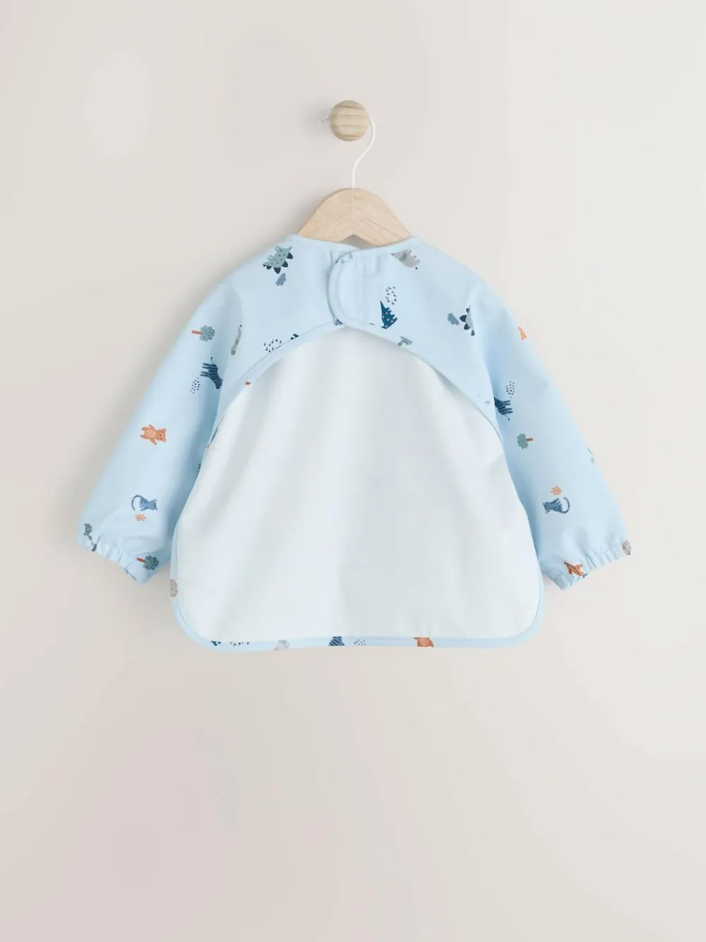 Best Next Blue Dino Jungle Weaning And Feeding Sleeved Bib