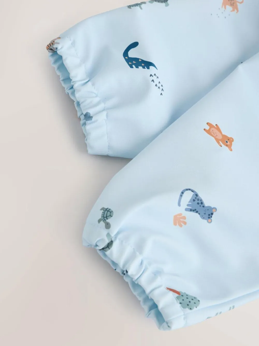 Best Next Blue Dino Jungle Weaning And Feeding Sleeved Bib