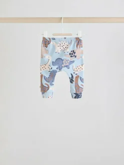 Next Blue Dino Tops and Leggings 6 Piece Baby Set (0mths-3yrs)