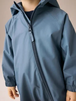 Next Blue Dip Dye Waterproof Fleece Lined Puddlesuit (3mths-7yrs)^BOY Newborn Clothing|Baby Winter Clothing