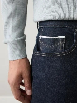 Next Regular Tapered Fit Signature Selvedge Denim Jeans^ Jeans|Jeans