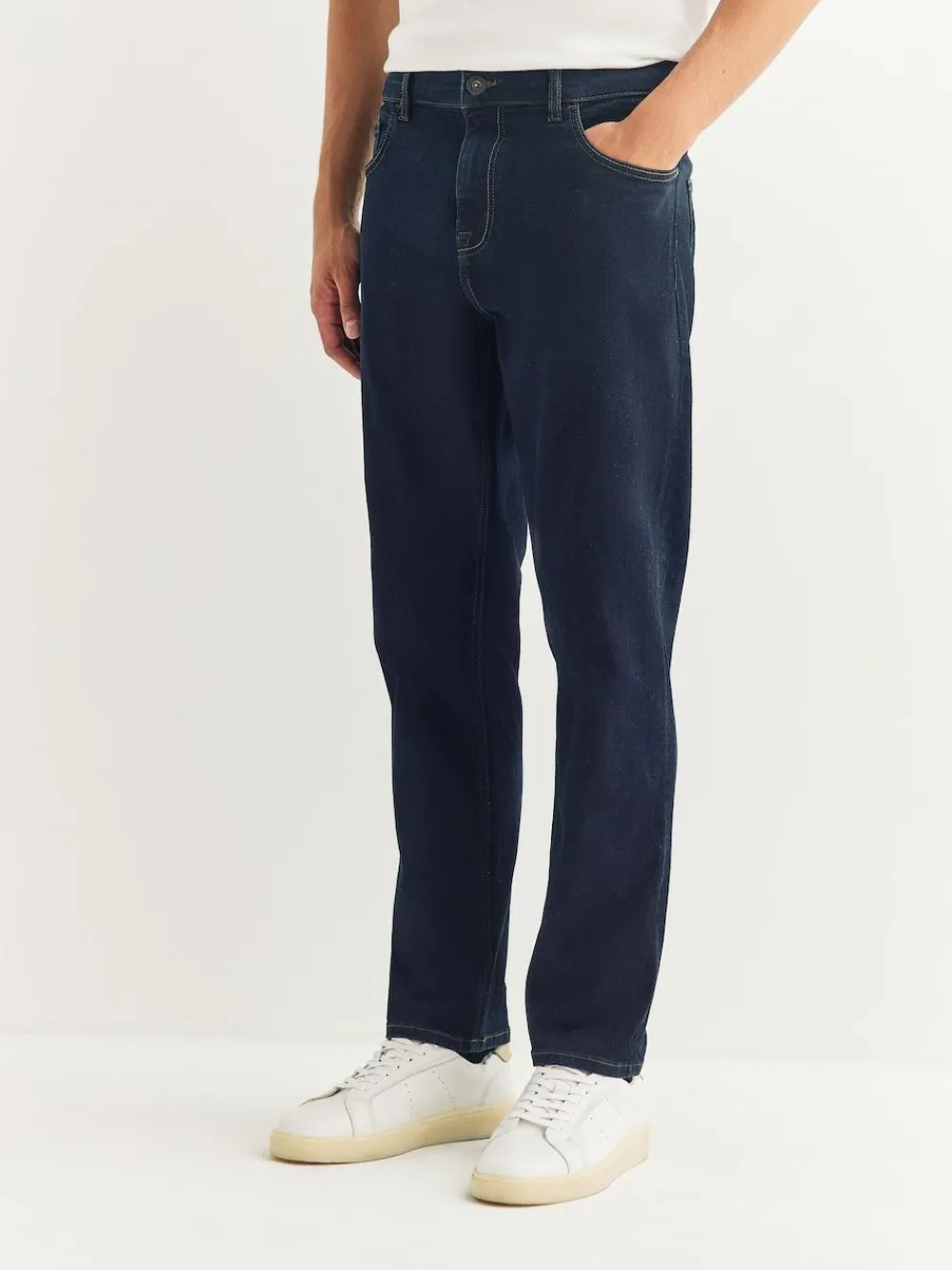 Sale Next Blue Indigo Rinse Single Slim Fit Classic Stretch Jeans
