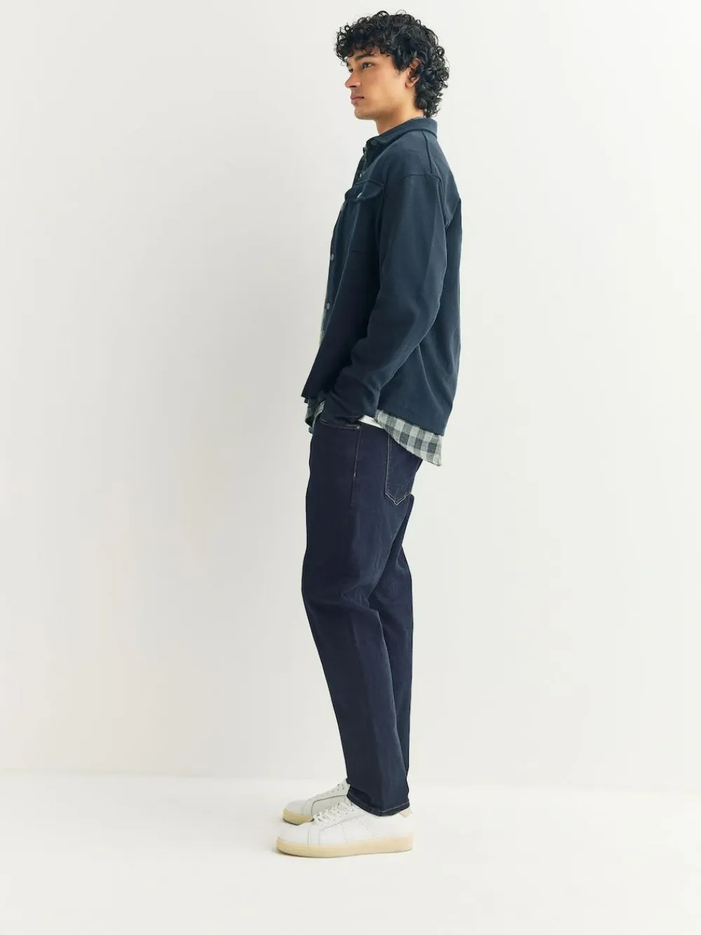Sale Next Blue Indigo Rinse Single Slim Fit Classic Stretch Jeans