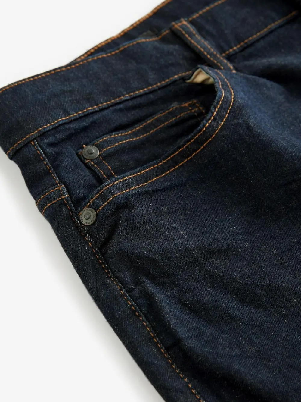 Next Blue Indigo Rinse Single Straight Fit Classic Stretch Jeans^ Jeans|Jeans