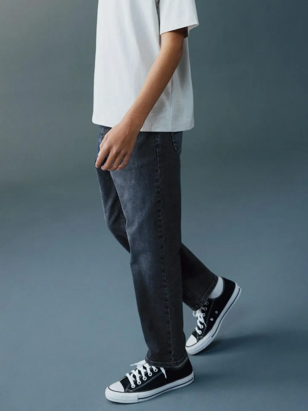 Next Blue Ink Loose Fit Stretch Jeans (3-17yrs)^BOY Jeans|Jeans