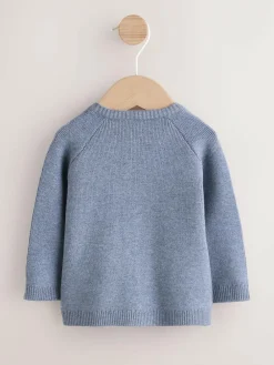 Outlet Next Blue Knitted Baby Cardigan (0mths-2yrs)