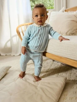 Next Knitted Jumper and Leggings Baby Set (0mths-3yrs)^BOY Sets & Outfits|Sweatshirts & Hoodies