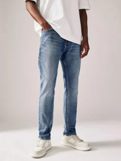Sale Next Blue Light Vintage Skinny Fit Comfort Stretch Jeans