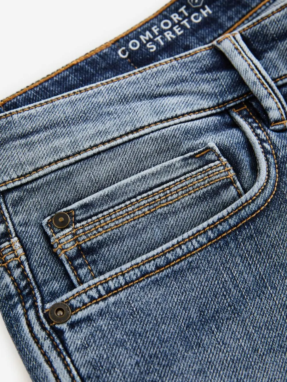 Sale Next Blue Light Vintage Skinny Fit Comfort Stretch Jeans