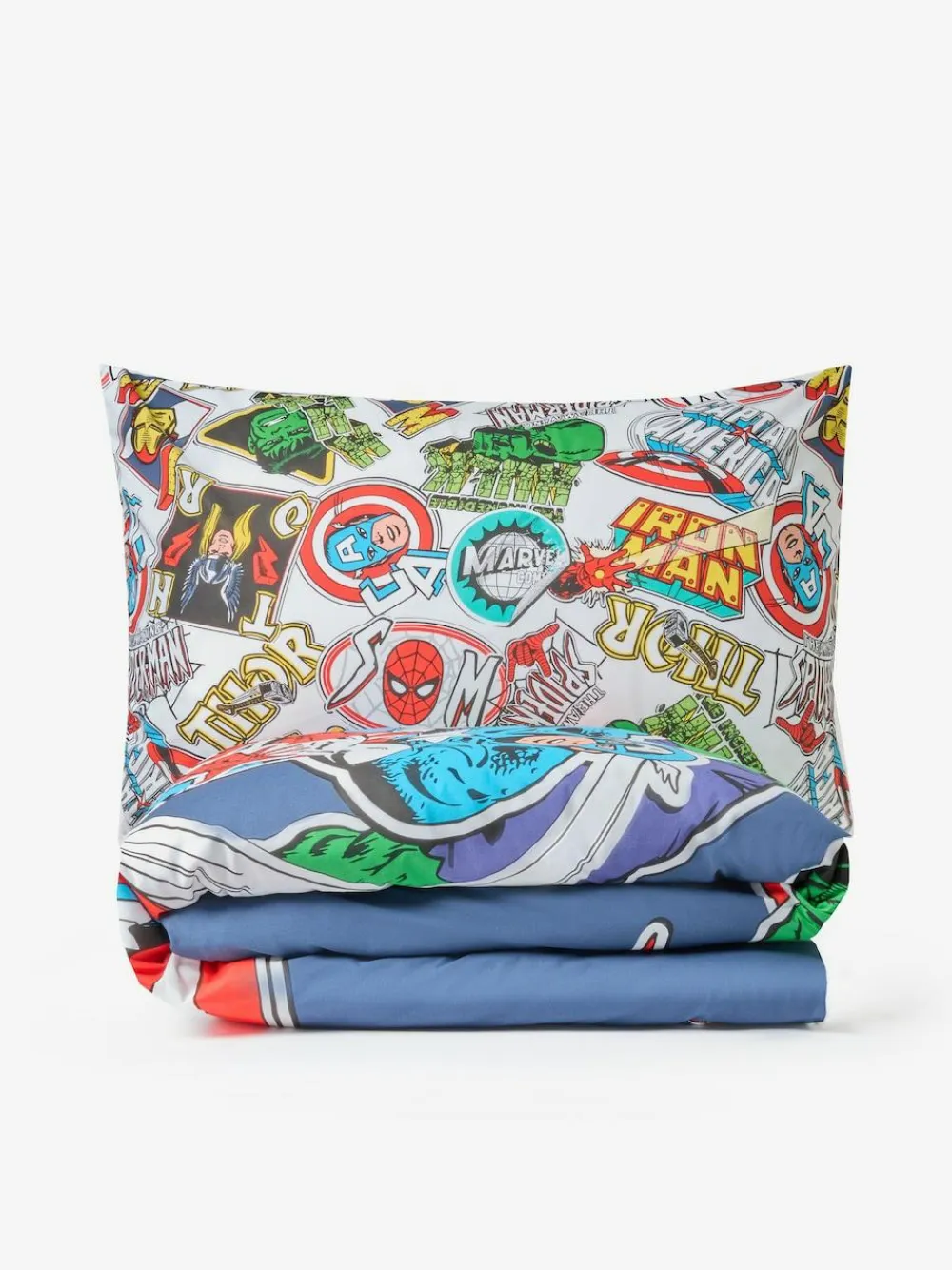 Hot Next Blue Marvel Duvet Cover and Pillowcase Set