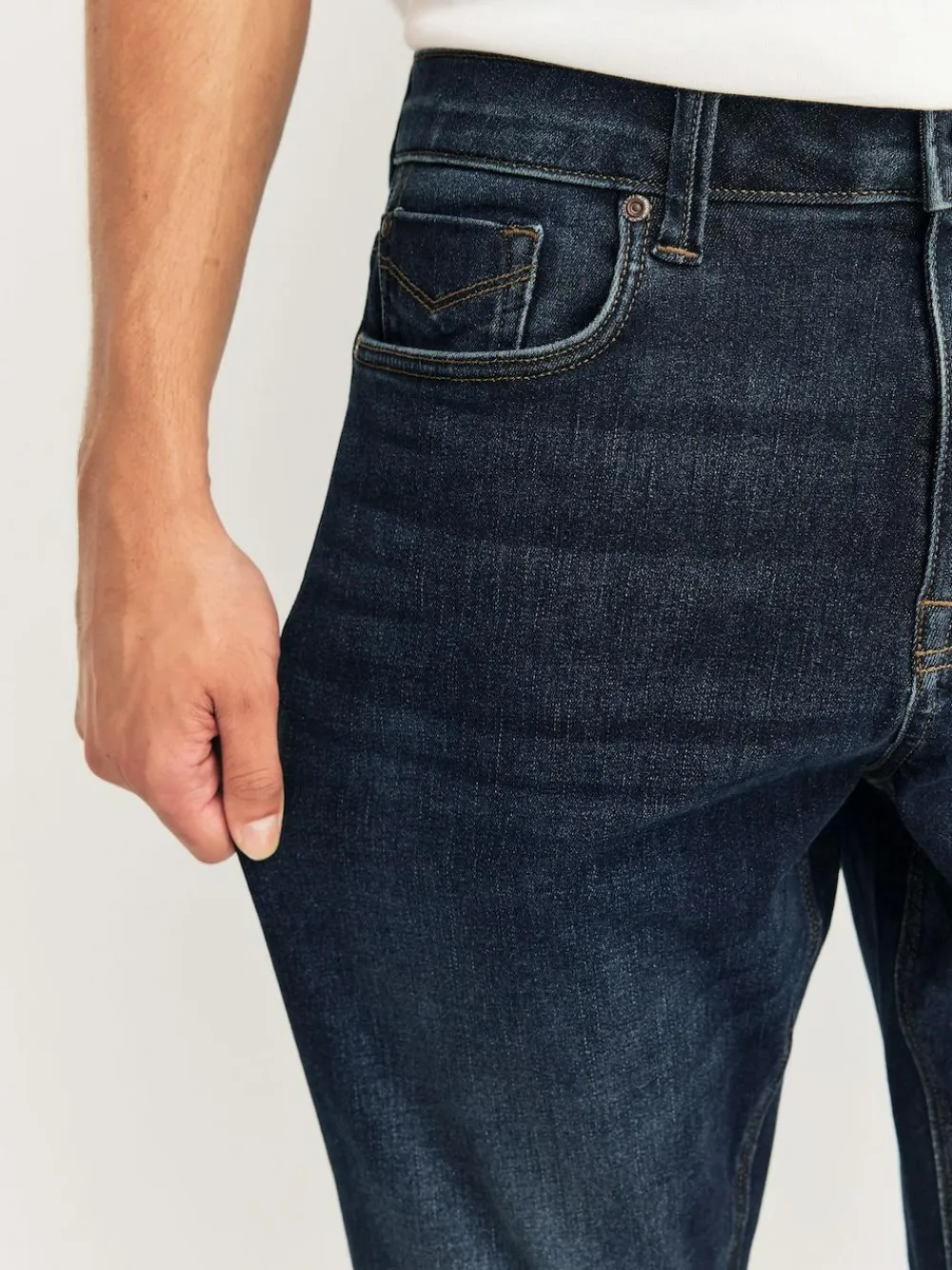 Hot Next Blue Mid Indigo Slim Fit Motionflex Jeans