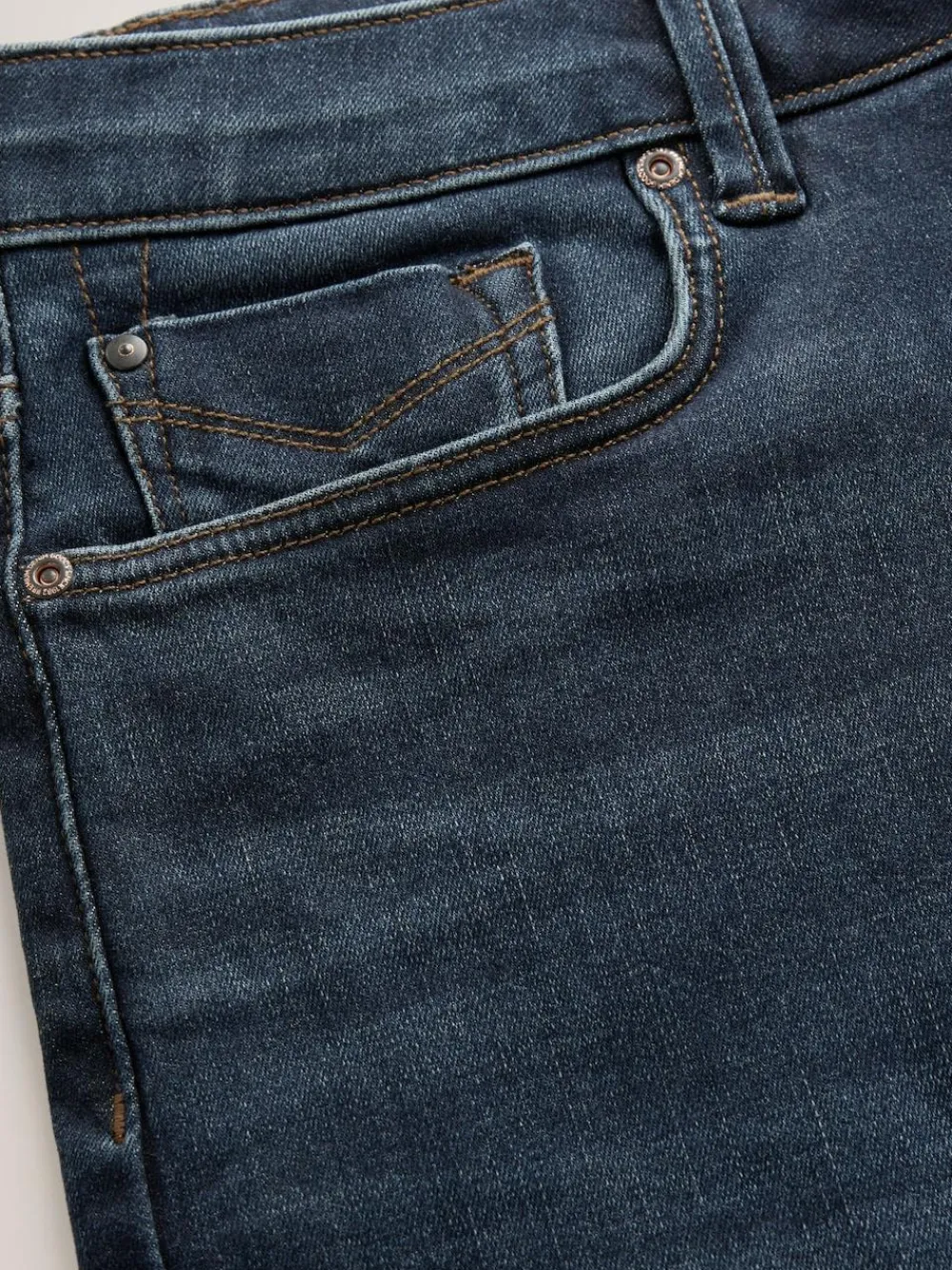 Hot Next Blue Mid Indigo Slim Fit Motionflex Jeans