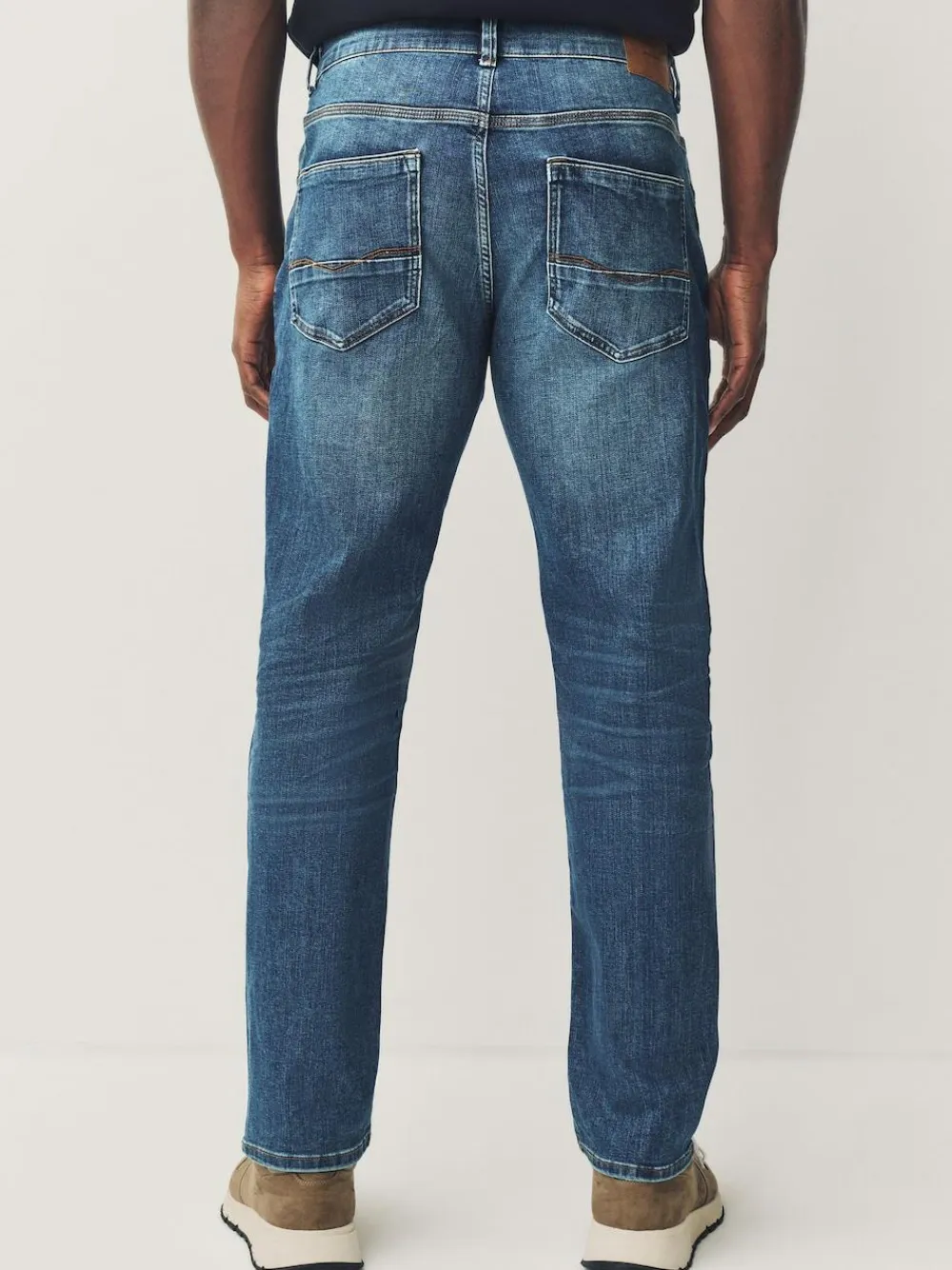 Clearance Next Blue Mid Slim Fit Authentic Stretch Denim Jeans