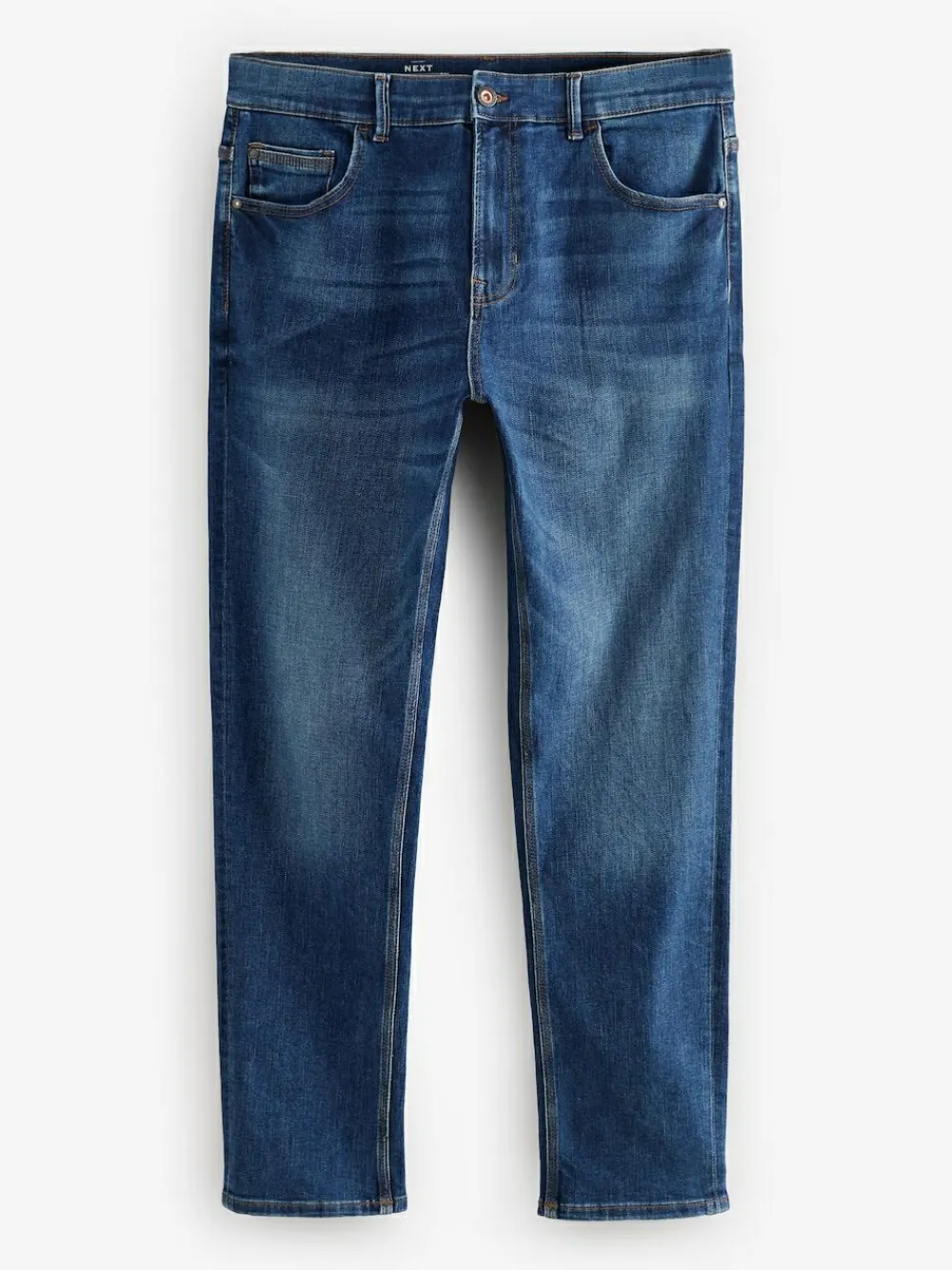 Clearance Next Blue Mid Slim Fit Authentic Stretch Denim Jeans