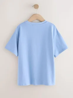 Discount Next Blue Poodle Oversized Graphic Print T-Shirt (3-16yrs)