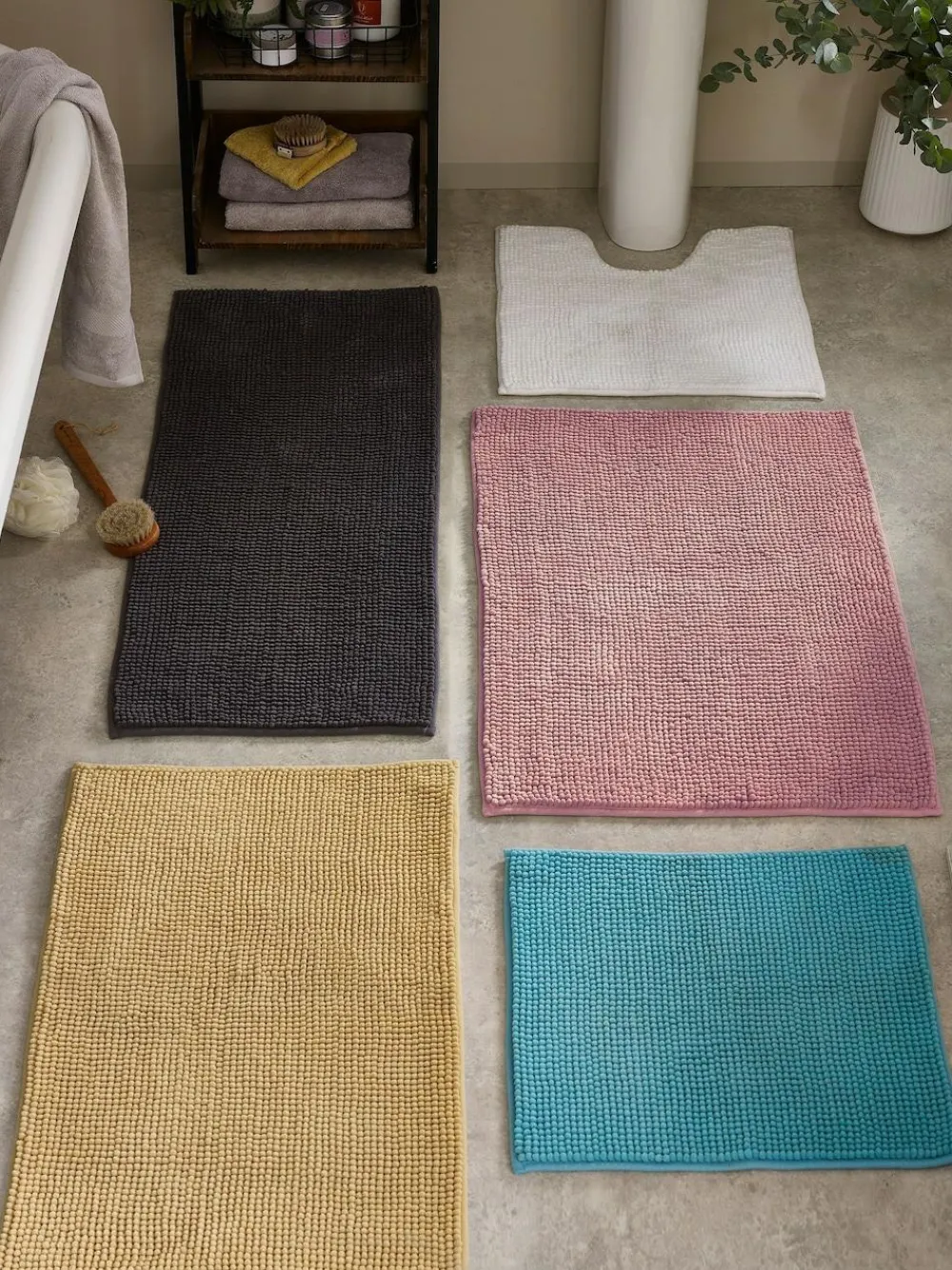 Discount Next Blue Puffin 100% Cotton Shower Mat