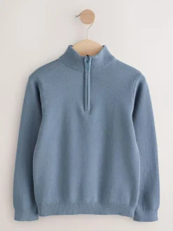 Discount Next Quarter Zip Jumper (3-16yrs) Blue