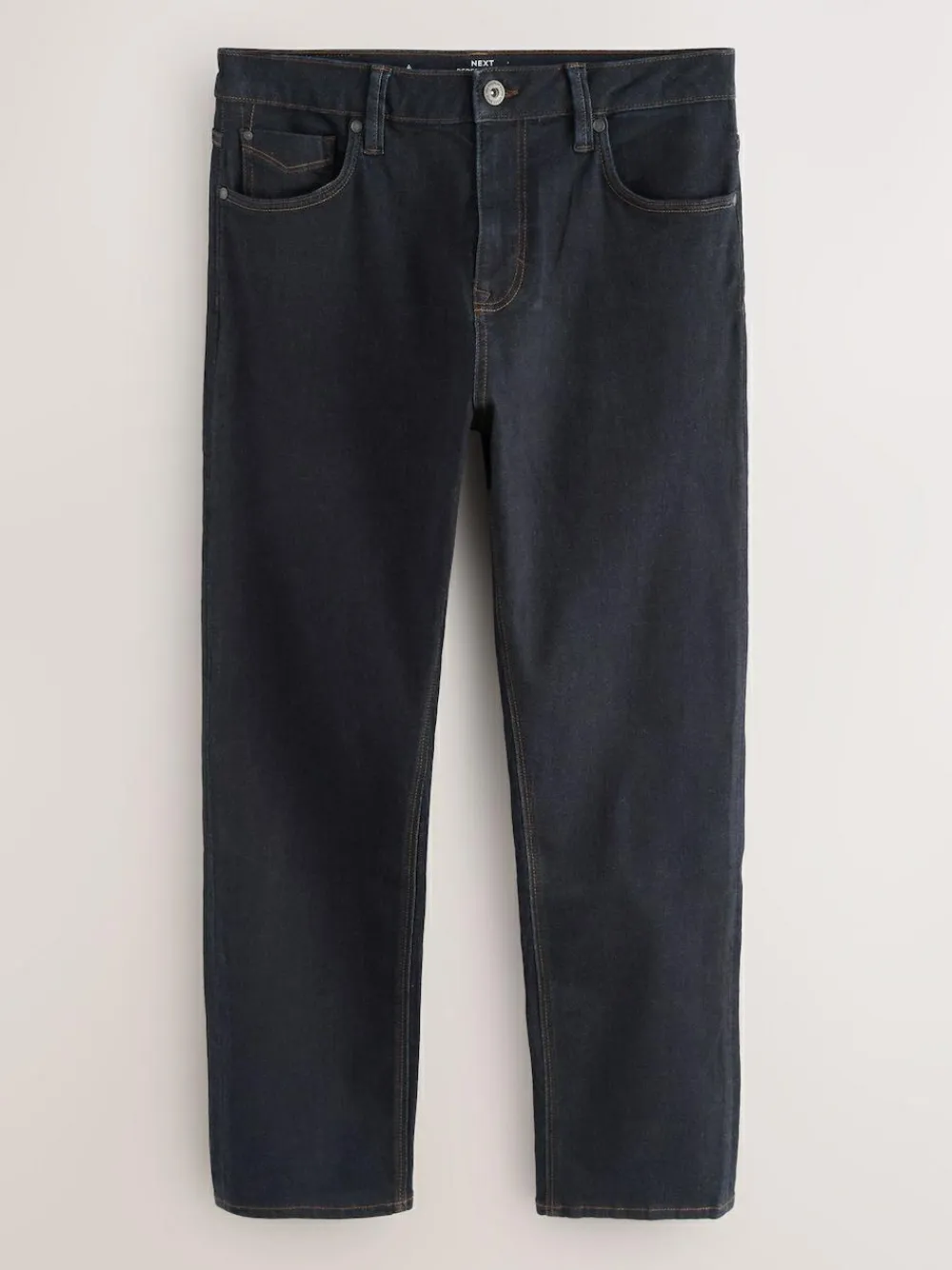 Next Blue Rinse Regular Tapered Fit Motionflex Jeans^ Jeans|Jeans