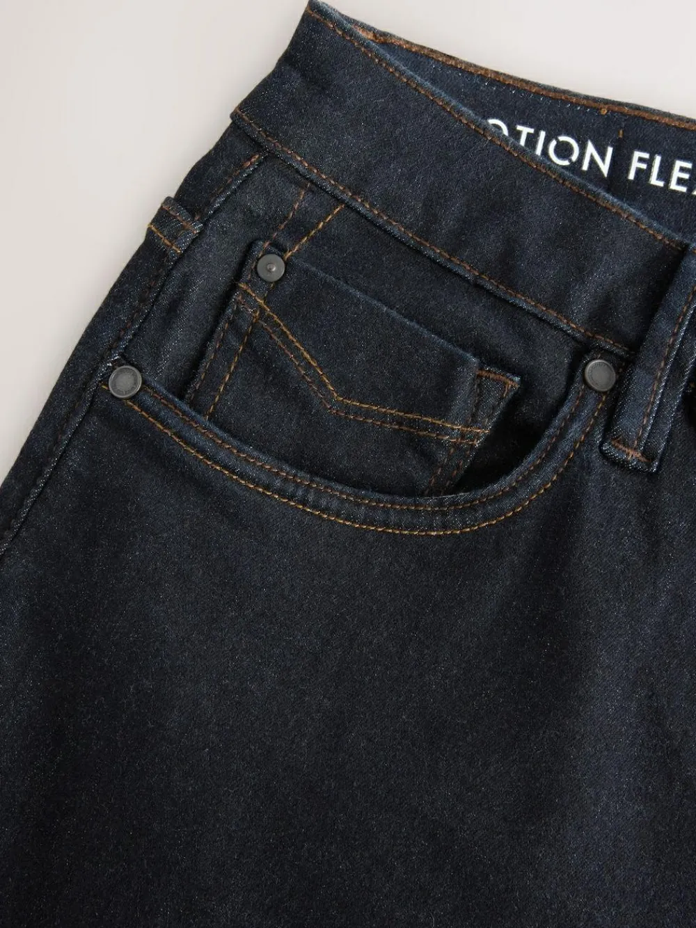Next Blue Rinse Regular Tapered Fit Motionflex Jeans^ Jeans|Jeans
