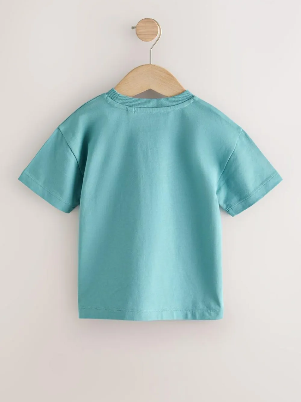 New Next Short Sleeve Interactive T-Shirt (3mths-7yrs) Blue Rocketship