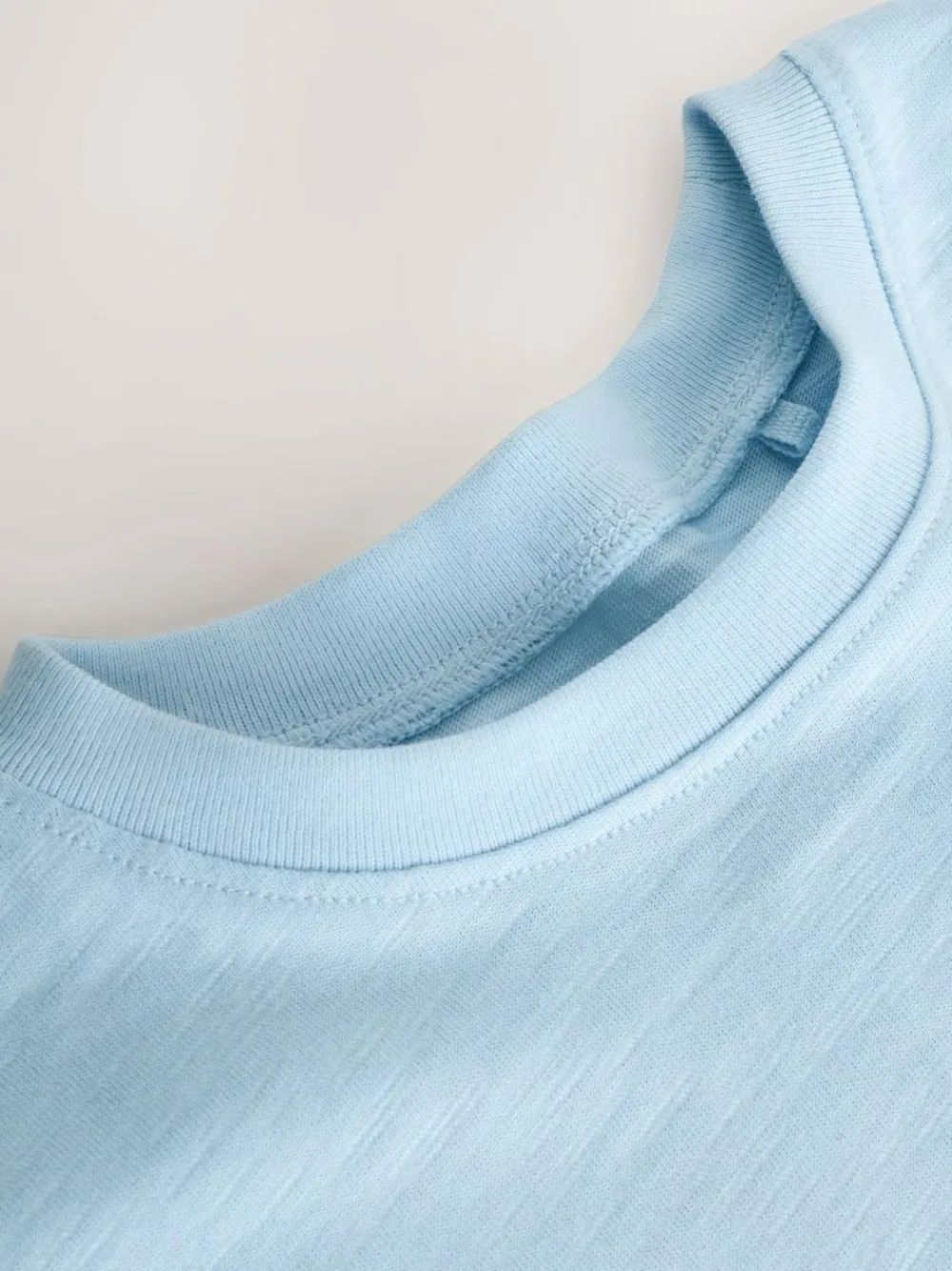 Next Blue Short Sleeve Peplum T-Shirt (3mths-7yrs)^ Tops|T-Shirts
