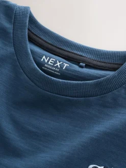 Discount Next Blue Short Sleeve T-Shirts 5 Pack (3mths-7yrs)