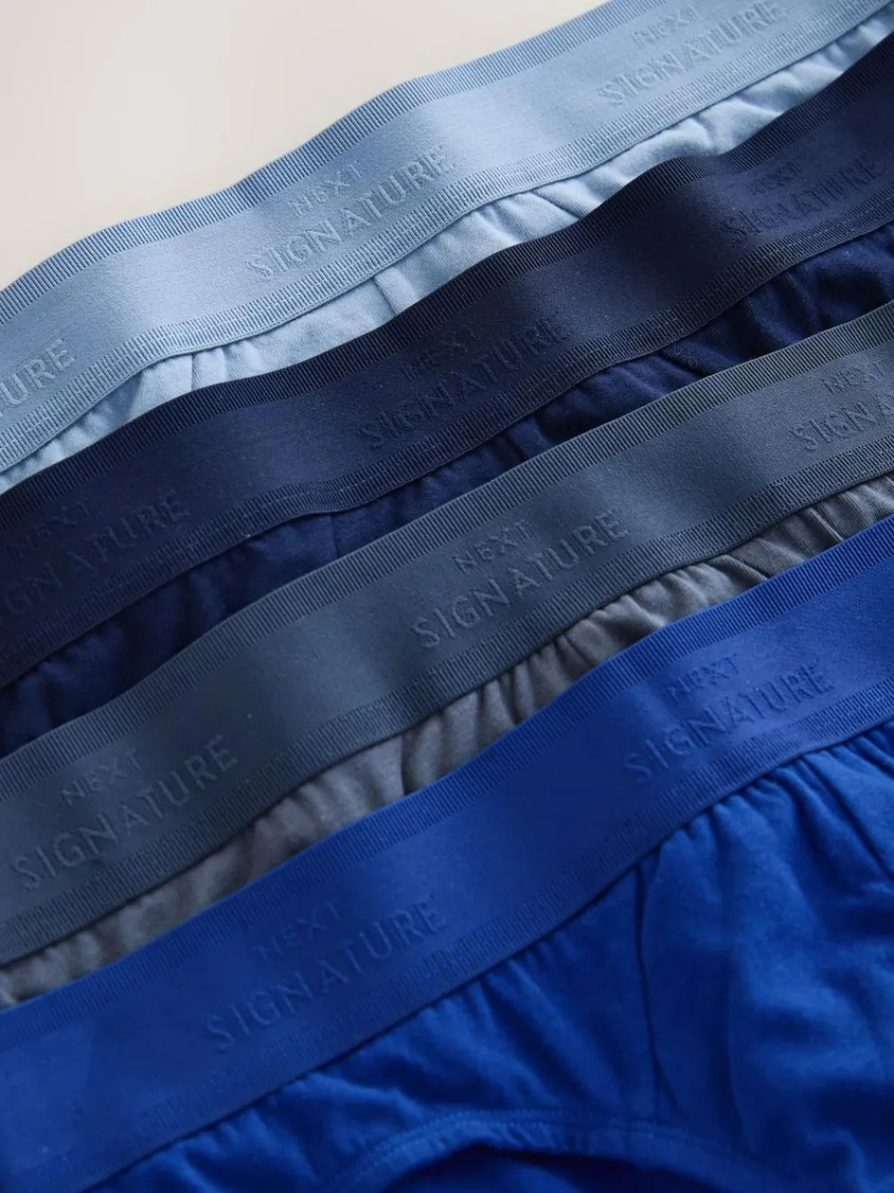 Next Blue Signature Comfort Blues Boxers 4 Pack^ Underwear|Underwear