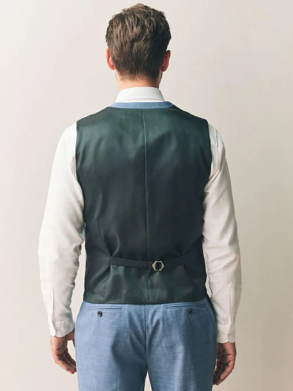 New Next Blue Signature Nova Fides Wool Waistcoat