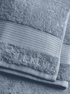 Online Next Blue Slate Egyptian Cotton Towel