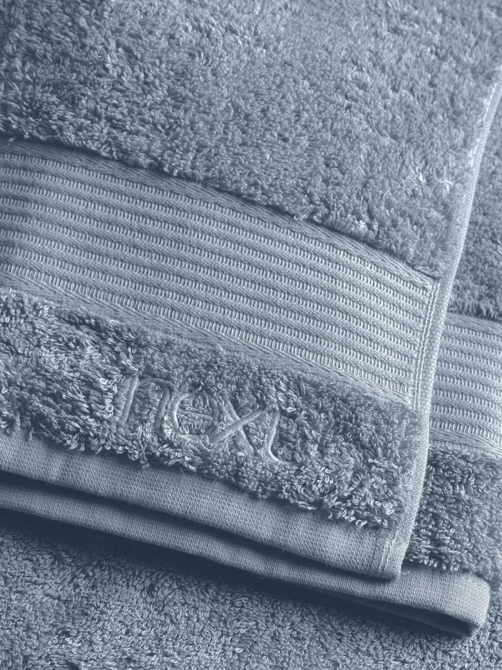 Online Next Blue Slate Egyptian Cotton Towel