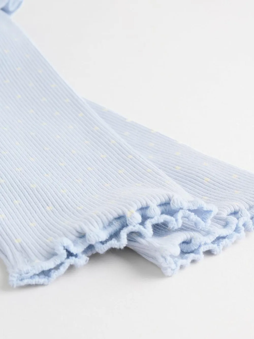 New Next Baby Long Sleeve Frill Top And Leggings Set (0mths-2yrs) Blue Spot