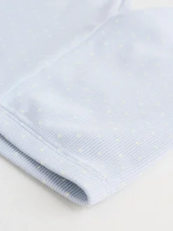 New Next Baby Long Sleeve Frill Top And Leggings Set (0mths-2yrs) Blue Spot