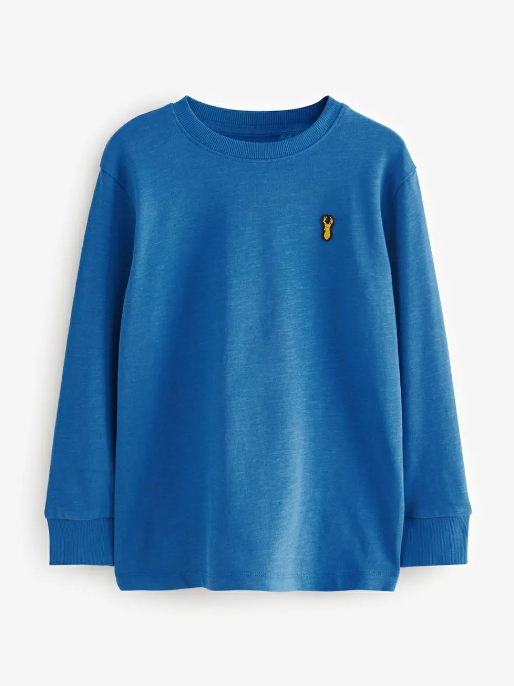 Discount Next Stag Logo Long Sleeve Cosy T-Shirts 4 Pack (3-16yrs) Blue