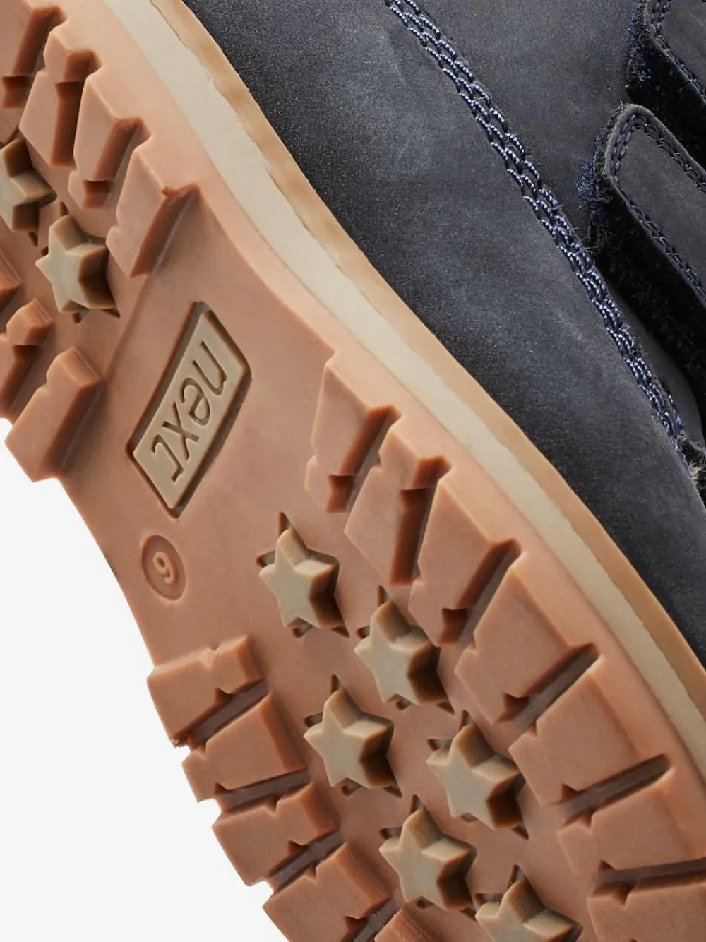 Sale Next Standard Fit (F) Leather Thermal Thinsulate™ Lined Touch Fastening Work Boots Blue