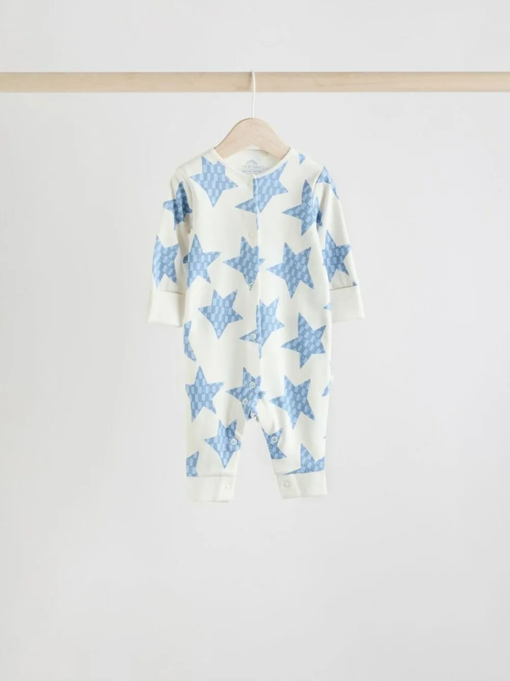 Next Blue Star Baby Footless Sleepsuits 4 Pack (0mths-3yrs)^BOY Nightwear|Nightwear