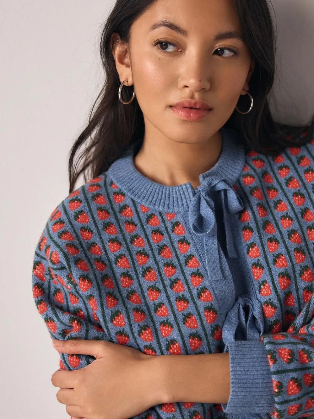 Next Supersoft Tie Front Knitted Cardigan^Women Knitwear|Knitwear