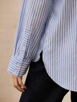 Next Soft Relaxed Long Sleeve V Neck Shirt^Women Blouses & Shirts