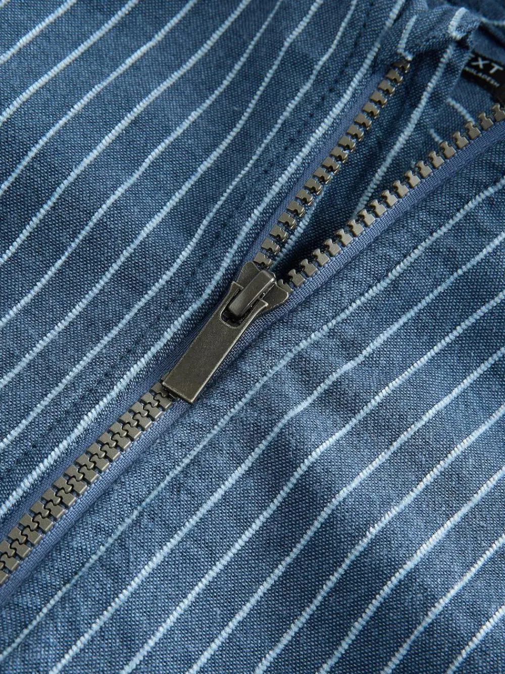 Next Blue Stripe Zip Through Hoodie (3mths-7yrs)^BOY Suits & Vest