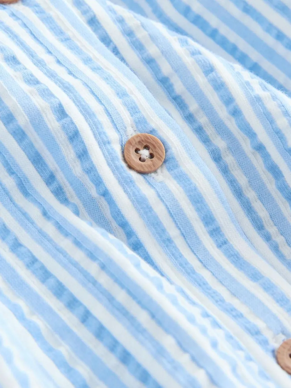 Next Collared Summer Dress (3mths-7yrs) Blue Striped