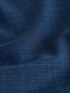 Discount Next Tailored Fit Textured Wool Blend Suit Jacket Blue