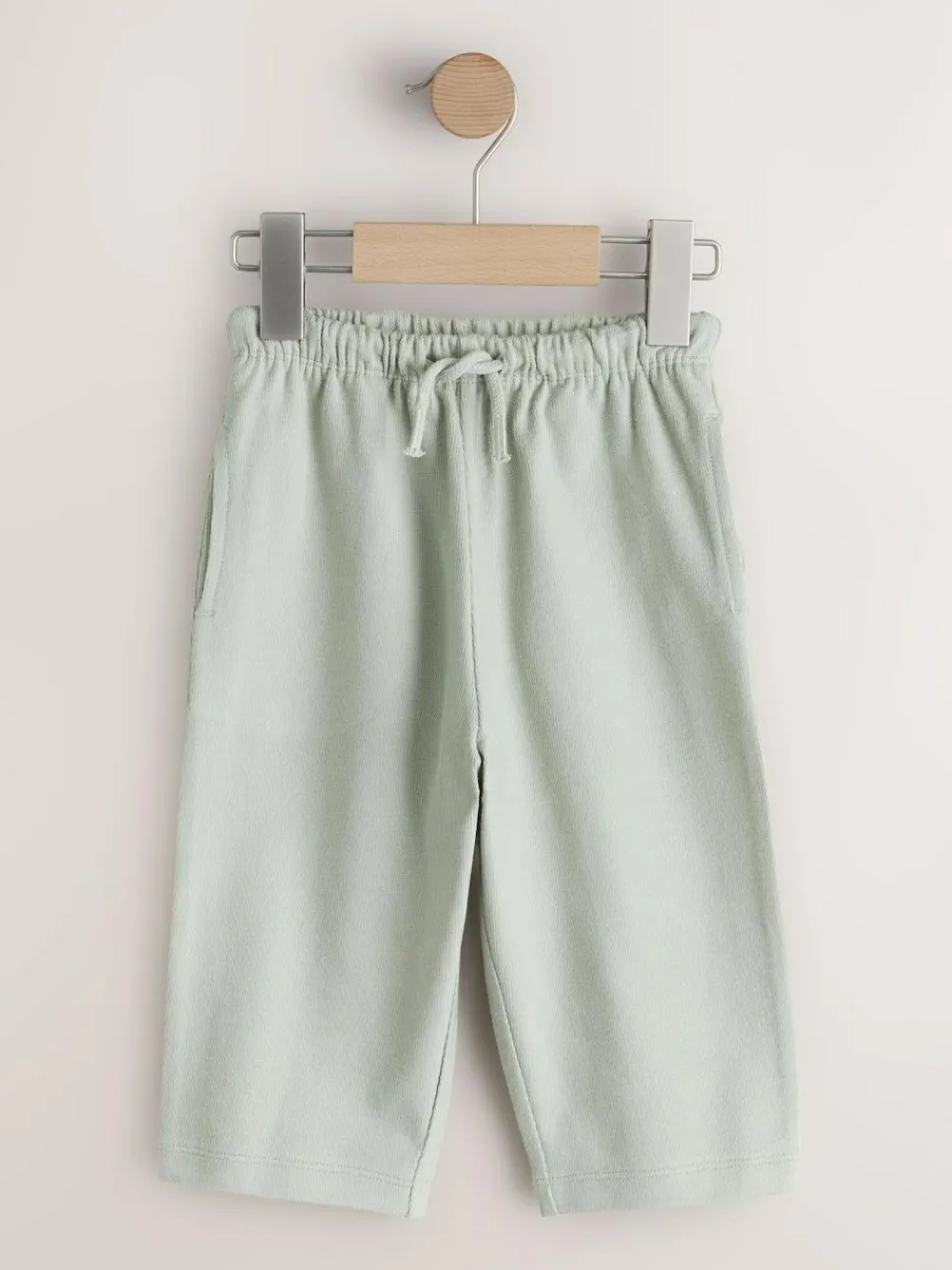 Next Blue Tan And Stripe Textured Wide Leg Joggers 3 Pack (3mths-7yrs)^BOY Sweat Pants|Pants & Leggings