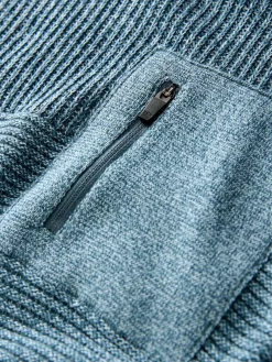 Hot Next Blue Twist Utility Knitted Hoodie (3-16yrs)