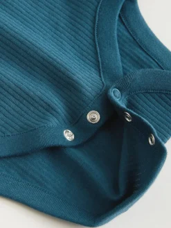 Next Blue Vest Baby Bodysuits 5 Pack^BOY Bodysuits & Vests|Vests