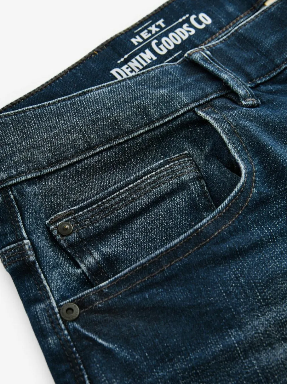 Next Blue Vintage Slim Fit Authentic Stretch Denim Jeans