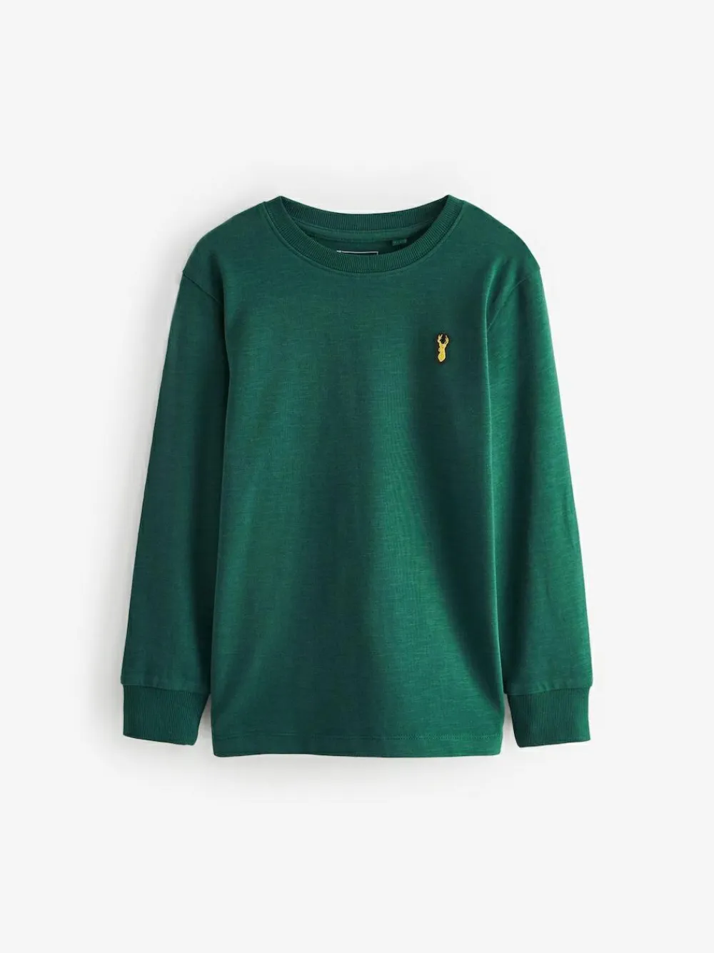 Next Stag Logo Long Sleeve Cosy T-Shirts 4 Pack (3-16yrs)^BOY Tops|T-Shirts