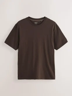 Next Blue/Green/Neutral/Brown Regular Fit T-Shirts 4 Pack